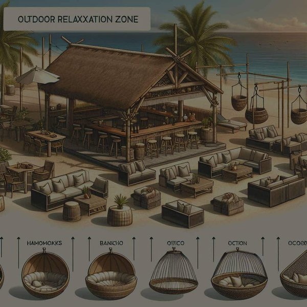 Comment créer une zone de détente extérieure pour un restaurant en bord de mer ?